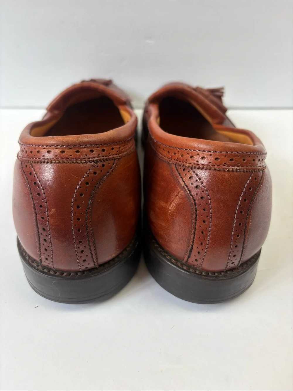 Allen Edmonds Brown Bridgeton Kiltie Tassel Dress Loafers Men’s size 13 A 5049
